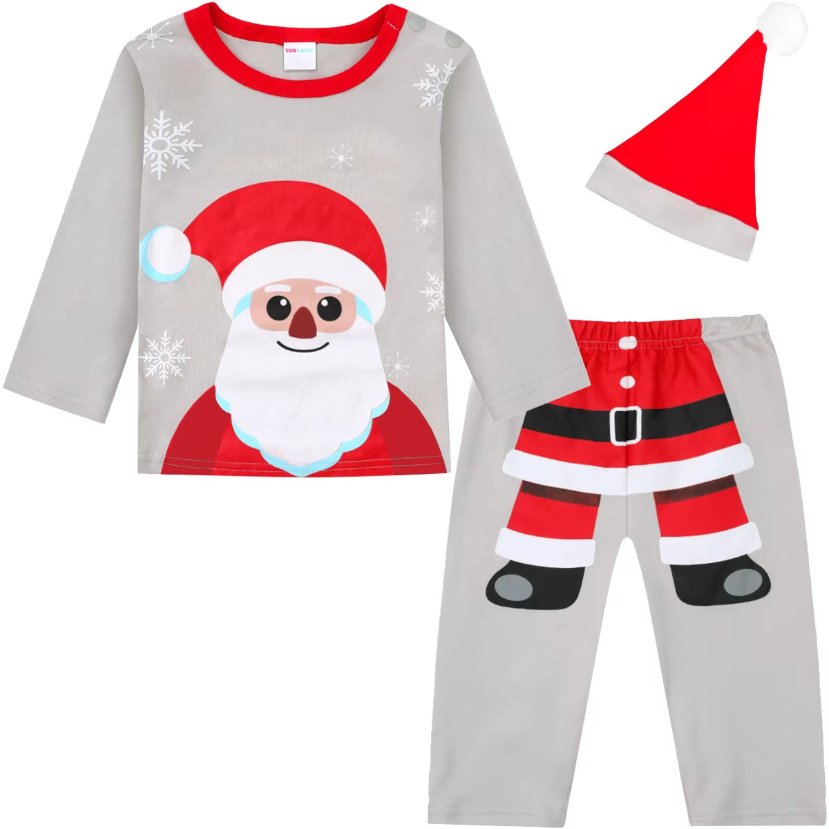 Baby Boys Christmas Clothes Set Newborn Xmas Elf Outfit Infant New Year Festival Costume